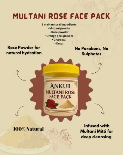 Multani Rose Face Pack